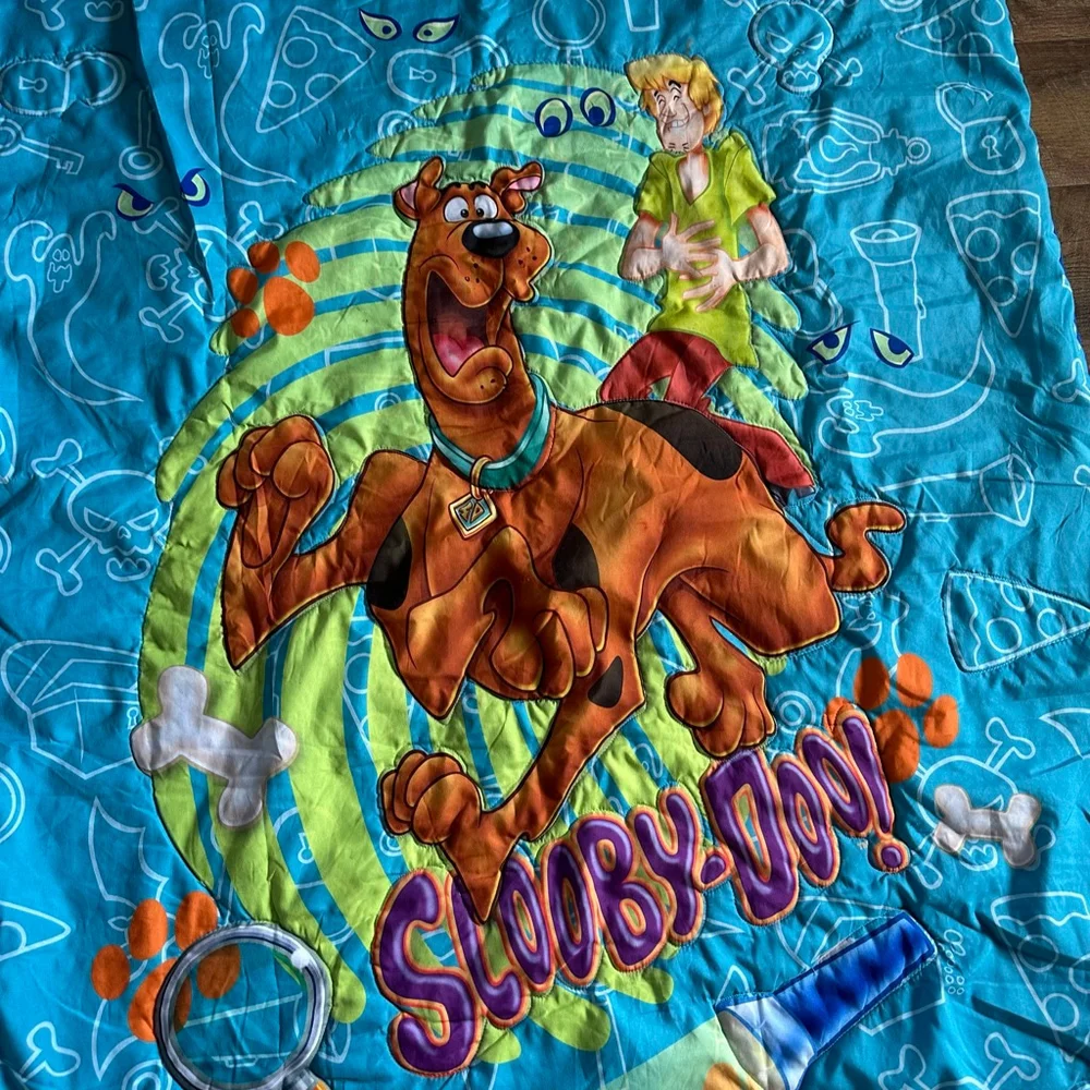 Scooby-Doo! Twin Quilt in Blue and Green